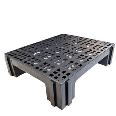 Imagem de ESTRADO MODULAR 60x15x50CM PRETO RECICLÁVEL PALLET - INTELPLAST