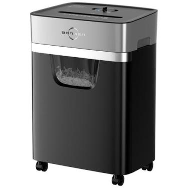 Imagem de Triturador de papel BONSEN de 14 folhas para escritório doméstico, 20 