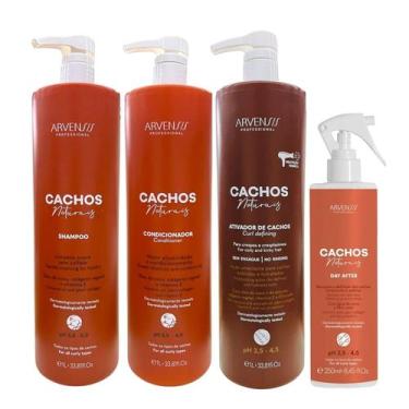 Imagem de Kit Arvensis Professional Cachos Naturais - Shampoo 1L + Condicionador
