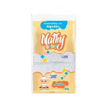 Imagem de Algodão Quadradinho Super Absorventes 100g Nathy Baby