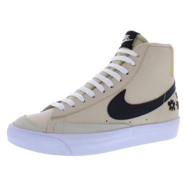 Imagem de Nike Blazer Mid '77 Big Kids Shoes (FV0749-100, Sanddrift/Twine/Branco/Preto), Sanddrift/fio/branco/preto, 20