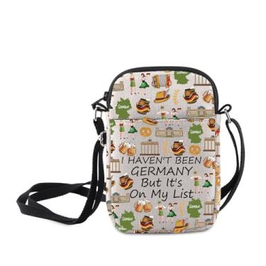 Imagem de MNIGIU Bolsa tiracolo Germany Symbols Landmark Gift I Haven't Been Germany But It's On My List, I Haven't Been Germany But It's on My List