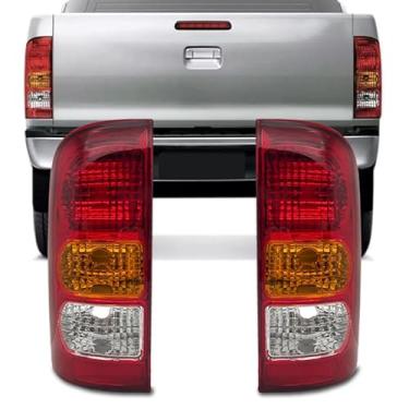 Imagem de Lanterna Traseira Hilux 2005 06 07 08 09 10 2011 Tricolor (Lado Direito - Passageiro)