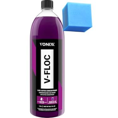 Imagem de Shampoo Detergente Lava Autos Automotivo Concentrado Neutro V-Floc Vonixx (1,5L)