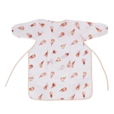 Imagem de Smock de Arte Infantil, Crianças Pintando Avental de Avental Artista Pintando Com Manga Longa para Crianças Artesanato de Atividade de Atividade de Pintura de Arte (Padrão de pêra)