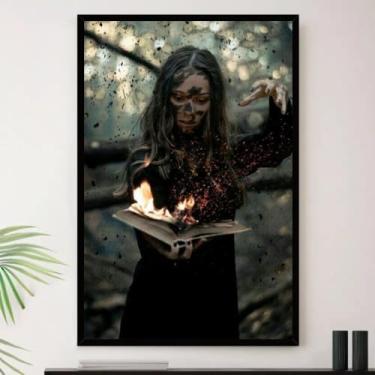 Imagem de Genérico, Quadro Sobrenatural Ocultismo Decorativo A4 23x33cm