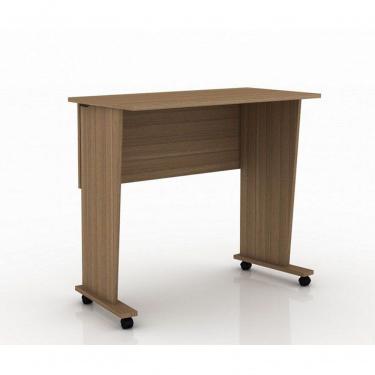 Imagem de Mesa Com Rodizio Para Escritório Me4117 Mdp Amendoa