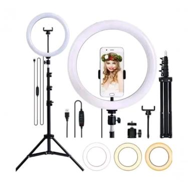 Imagem de Ring Light Tripe Profissional 2,10 Cm/26 Cm