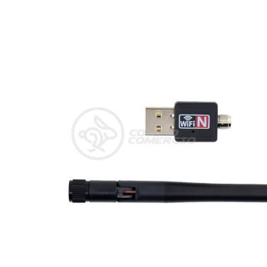 Imagem de Antena Usb 2.0 Receptor De Wifi Wireless Internet Sem Fio 1200Mbps 802.Inn Pc Notebook 52