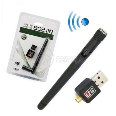 Imagem de Antena Usb 2.0 Receptor De Wifi Wireless Internet Sem Fio 1200Mbps 802.Inn Pc Notebook 25