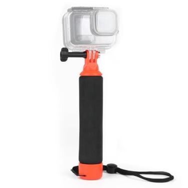 Imagem de HSU Monopé flutuante à prova d'água compatível com câmeras de ação GoPro Hero Series, DJI Osmo Action Series e câmeras de ação Insta 360, bastão de mergulho subaquático