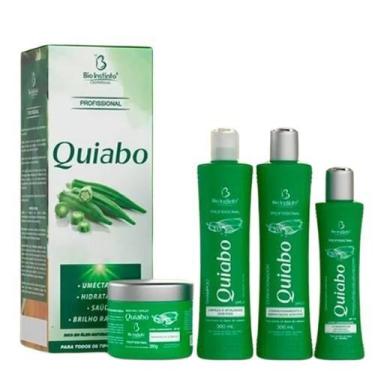 Imagem de Kit 4 Itens Quiabo Bio Instinto Profissional Vitamina A