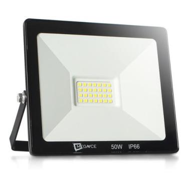 Imagem de Refletor LED 50W  SMD ECO 4000 Luméns Bivolt - MEGACE