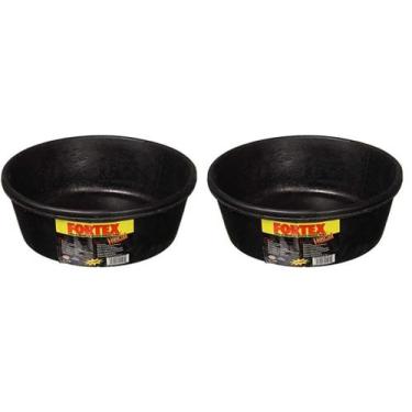 Imagem de Feeder Pan Fortex para cães/gatos e cavalos 4L (pacote com 2)