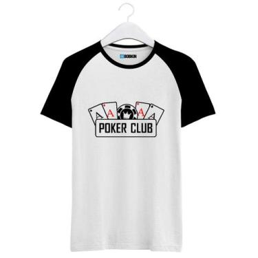 Imagem de Camisa, Camiseta Jogo De Cartas Pôquer Baralho - Poker Clube - LOJA BO