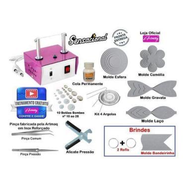 Imagem de Máquina Cortar Fita Fuxico Moldes Alicate Bombe Brinde - K9 - Artmaq