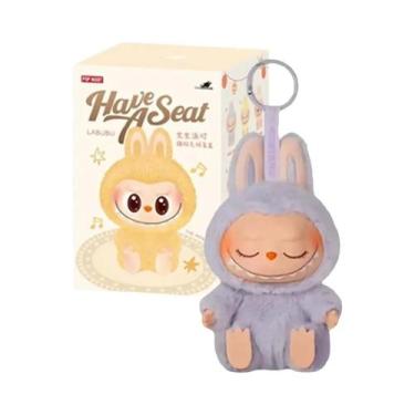 Imagem de Labubu V3 Monstros Macaron Enamel Face Blind Box PVC Pingente Boneca C