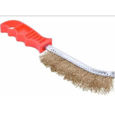 Imagem de Escova Worker De Aço Carbono Curva Manual Com Cabo Plástic - Lojas Bil