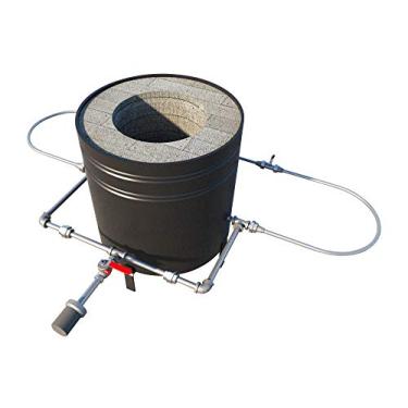 Imagem de Planos de forno de fundição a gás faça você mesmo sucata de derretimento ouro prata forja latão caseiro