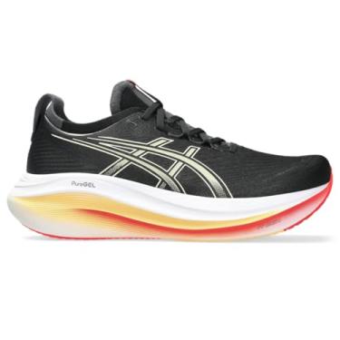 Imagem de ASICS Gel-Nimbus 27 Tênis masculino, Preto/Cáqui, 39