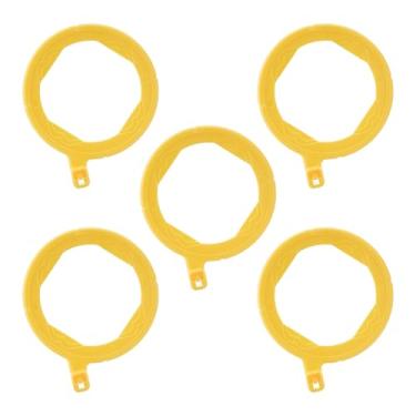 Imagem de PER4MANCE Anéis De Mira Para Raio-X Odontológico Imagens Posteriores, Pacote Com 5, Amarelos, Totalmente Autoclaváveis