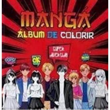Imagem de Manga - Album De Colorir - - PAE LIVROS