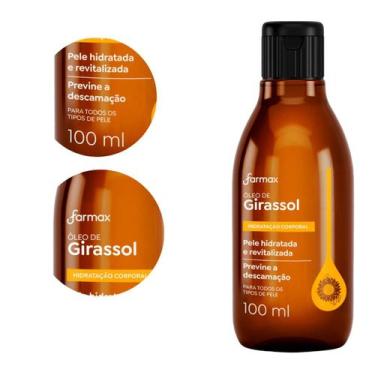 Imagem de Óleo Corporal de Girassol Pele Hidratada e Revitalizada Farmax