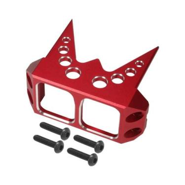 Imagem de 1/10 RC Car Crawler Alumínio CNC Direção Servo Guard Armor Para Wraith