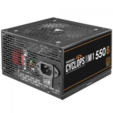 Imagem de Fonte Gamdias Cyclops, 550w, 80 Plus Bronze, Cybenetics, Teclab, Pfc Ativo, Cabos Flat