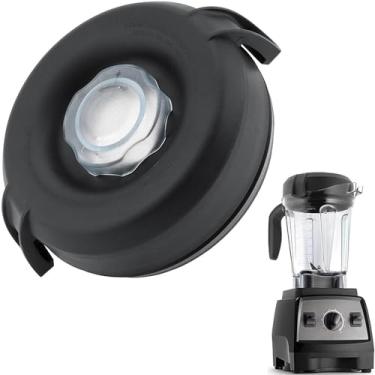 Imagem de Tampa da tampa do liquidificador adequada para Vitamix, tampa do liquidificador de 1,8 g, tampa de recipiente de baixo perfil, substitua para tampa e plugue 750, 5200, 5000, Vm0197, VM0103, 5300, 7500