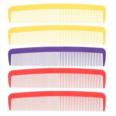 Imagem de Beaupretty Pente Gigante de 5 Peças: Acessório Gigante Engraçado E para Festa de Carnaval de Halloween - Pente de Cabelo de Plástico Com Dentes Largos para, Brincadeiras E Cosplay