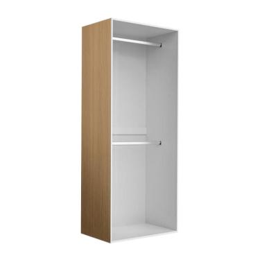 Imagem de Guarda-Roupa Modulado New Tuyo 2 Cabideiros Branco 90 cm