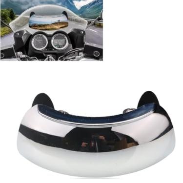 Imagem de Ammtio Espelho grande angular universal de motocicleta, para motocicleta, grande angular de 180 graus, espelho retrovisor lateral compatível com motocicleta, ATV/UTV, scooter, carros de golfe etc.