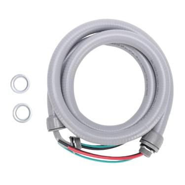 Imagem de Pssopp Conjunto de Chicotes de Energia, 3/4 de Polegada de 6 Pés de Comprimento Conduíte Elétrico AC Kit de Chicote para Conectores para Conectar Unidades de Ar Condicionado