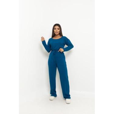Imagem de Conjunto Moletinho Rebeca - Catarina Velásquez, Azul petróleo, m