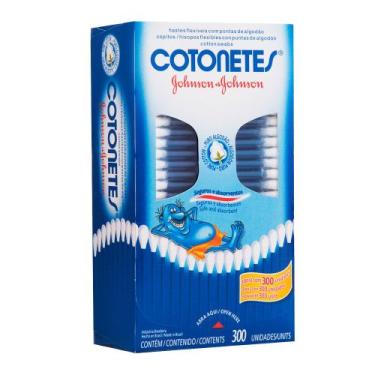 Imagem de Hastes Flexíveis Johnsons - Cotonetes Trilíngue - Johnson'S, 300 Unida