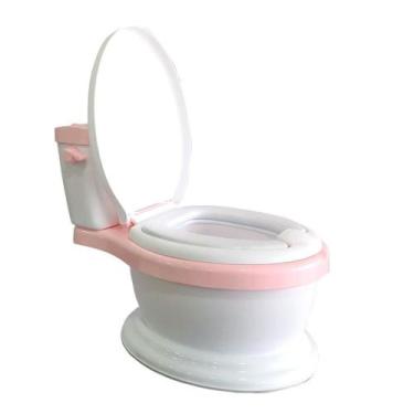 Imagem de Troninho Privadinha c/ Porta lenços - Rosa - PAIS E FILHOS