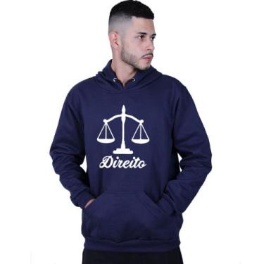 Imagem de Moletom Unissex Canguru Faculdade Direito - Lafre, Azul marinho, GG