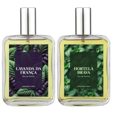 Imagem de Kit Perfume Masc. Lavanda E Hortelã Brava Refrescante 100Ml - Essência