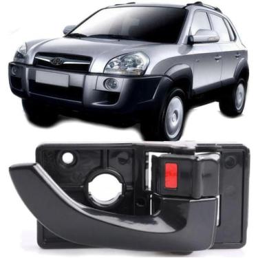 Imagem de Macaneta Interna Porta Direita Tucson De 2006 À 2014 - Preta - HD