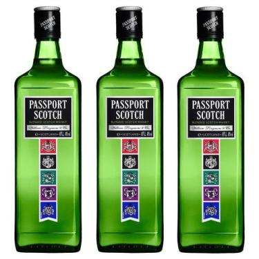 Imagem de Whisky Passport Scotch 1 Lt 03 Unidades