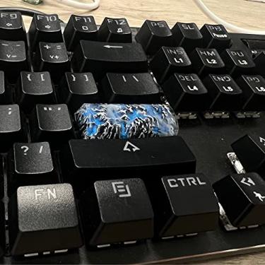 Imagem de LINWIN Tecla de inserção personalizada Blue Valley para teclado mecânico MX