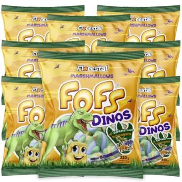 Imagem de Kit 12 PCTs Marshmallow Torção Fofs Dinos Florestal C/220g