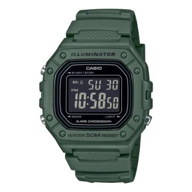 Imagem de Relógio Casio Standard Digital Verde – W-218H-3BVDF