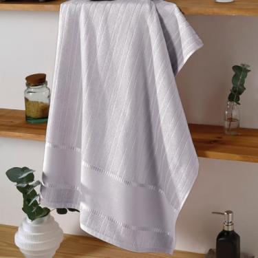 Imagem de Toalhas Lavabo Bella Dohler para Bordado Cruz (1, 12367 - Violeta Claro, 45cm X 30cm)