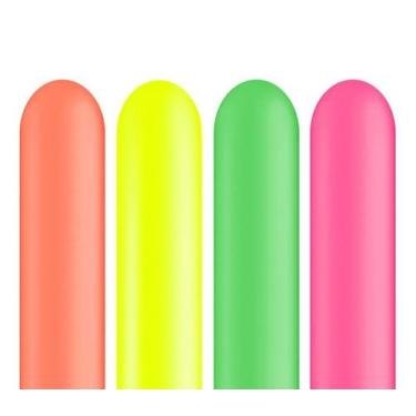 Imagem de Balao 260 Sortido Neon C/25 Pic Pic