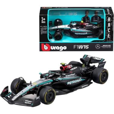Imagem de Miniatura Bburago Mercedes-AMG F1 W15 E Race 2024 Lewis Hamilton 44 1/43