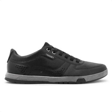 Imagem de Sapatênis Pegada Element Masculino Casual, 39, Preto, Grafite