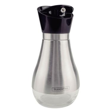 Imagem de Galheteiro Tramontina em Vidro com Aço Inox Realce 0,39 L 61119110