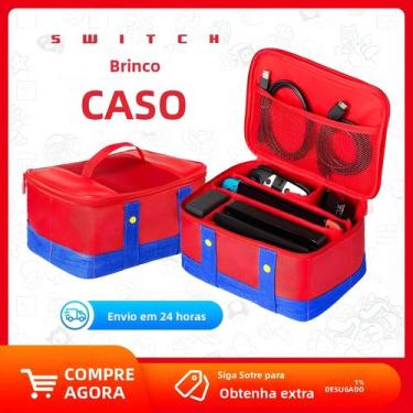 Imagem de Estojo De Armazenamento Grande Para Console Switch OLED E Controle Pro
